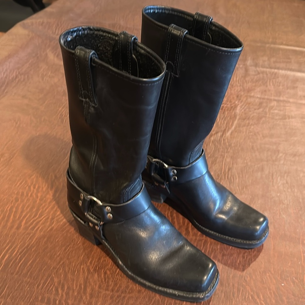 Frye black boots. All leather size 9B.